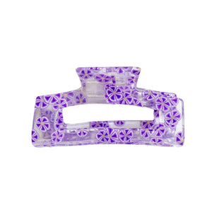 Flower Power Clip in Purple