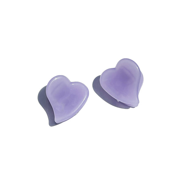Lilac Sweetheart Clip